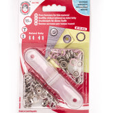 Drukknopen set | 10 mm | Baby - Ring | lichtroze | 15 stuks Drukknopen KIN-10-BABY-LICHTROZE-1938 8590265077852